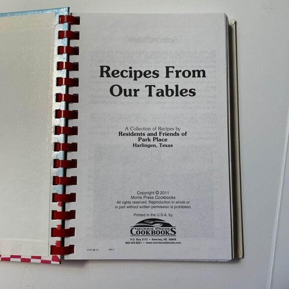 Recipes from our Tables Harlingen Texas Cookbook - Picture 3 of 7